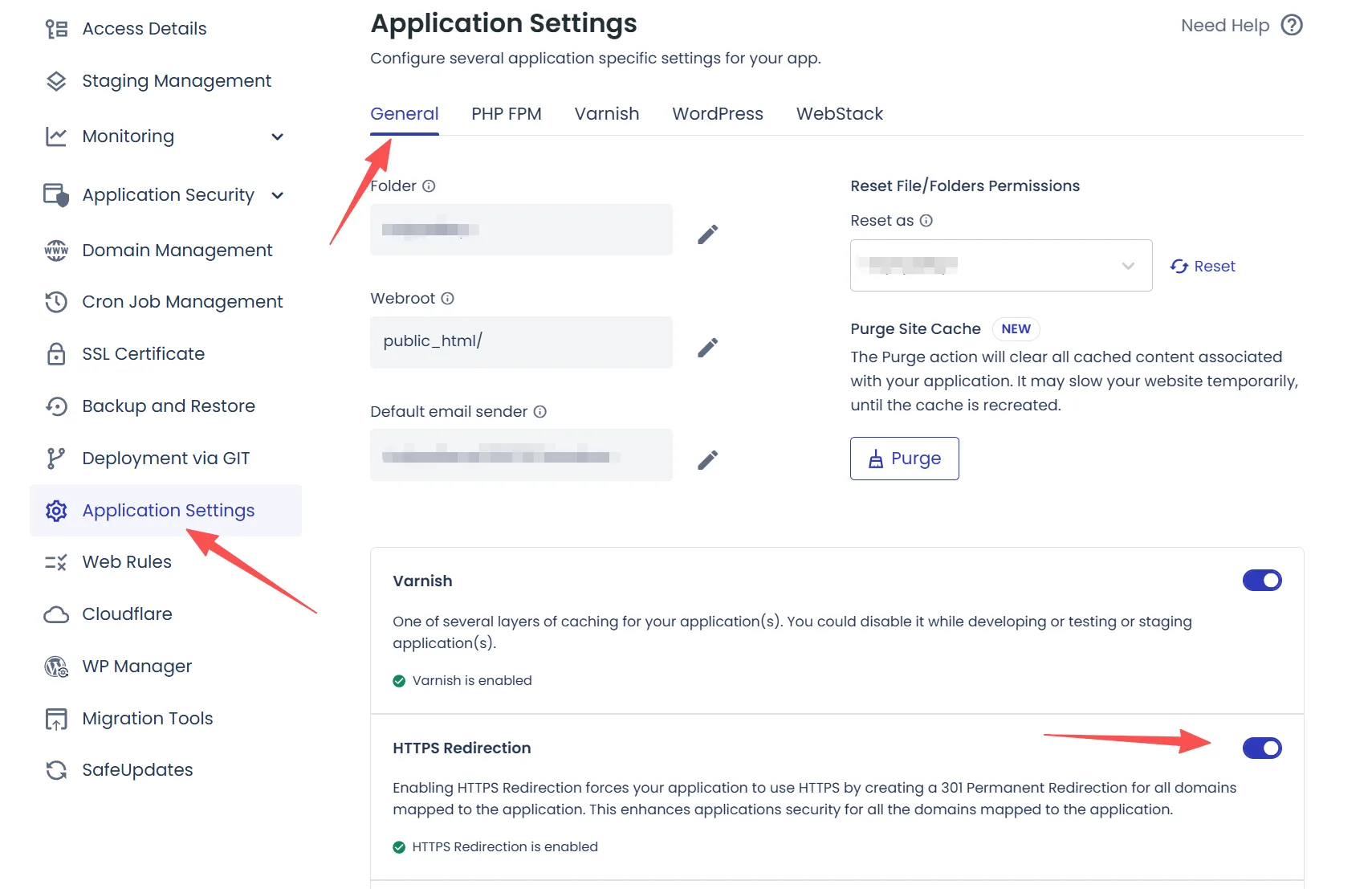 Cloudways HTTPS Redirection 开启 HTTPS 跳转